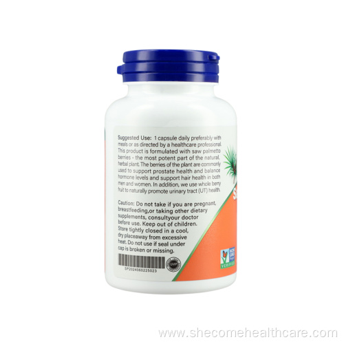 Saw Palmetto Capsules decrease inflammation Prostate Support